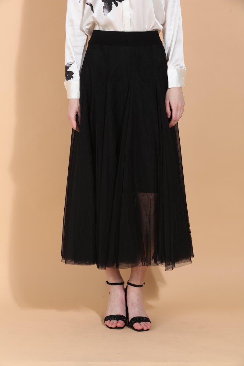Tulle Skirt with Merino Wool Lining – Jessie Liu Collection