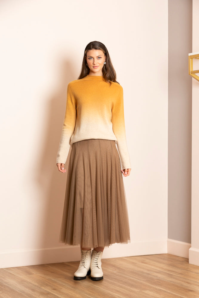 Lilliana Tulle Skirt with Merino Wool Lining