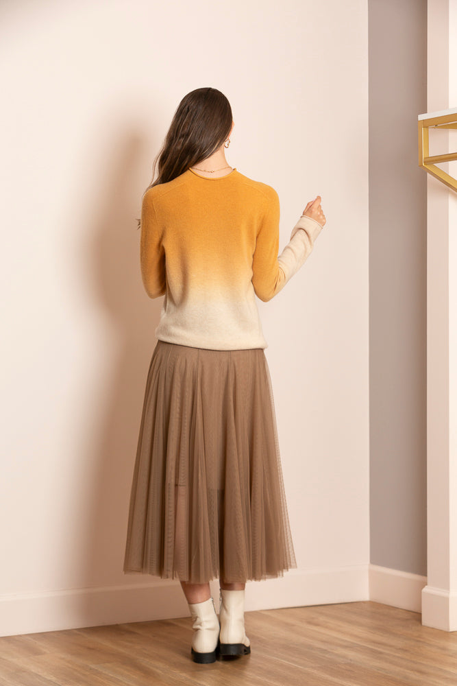 Lilliana Tulle Skirt with Merino Wool Lining