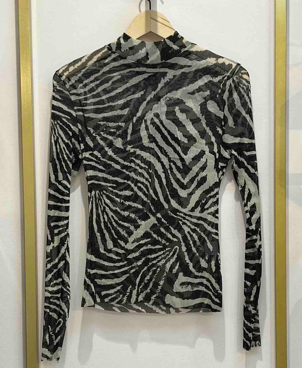 Lurex Animal Printed Top