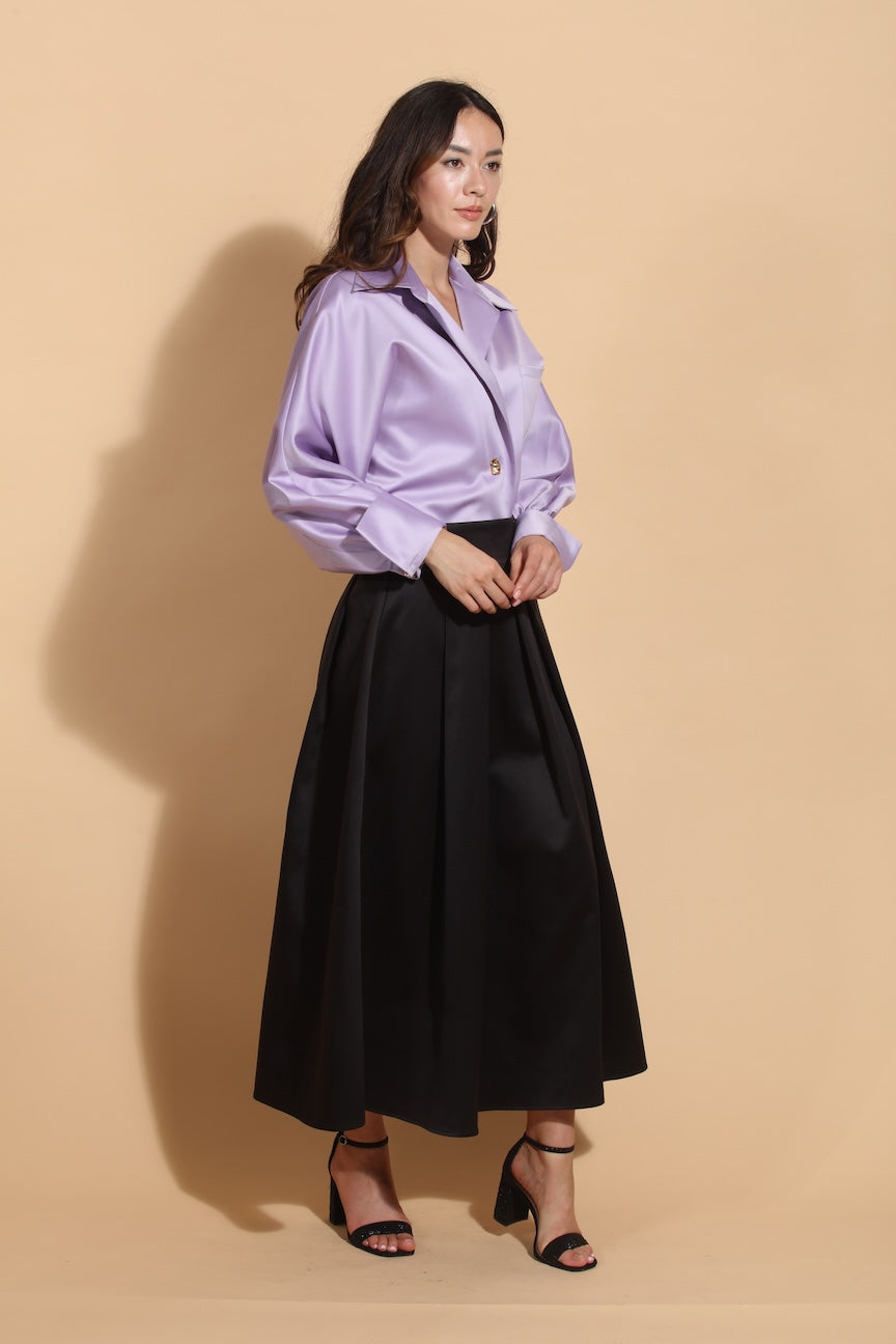 Kimberly Over Sized Shirt with Jewel Buttons