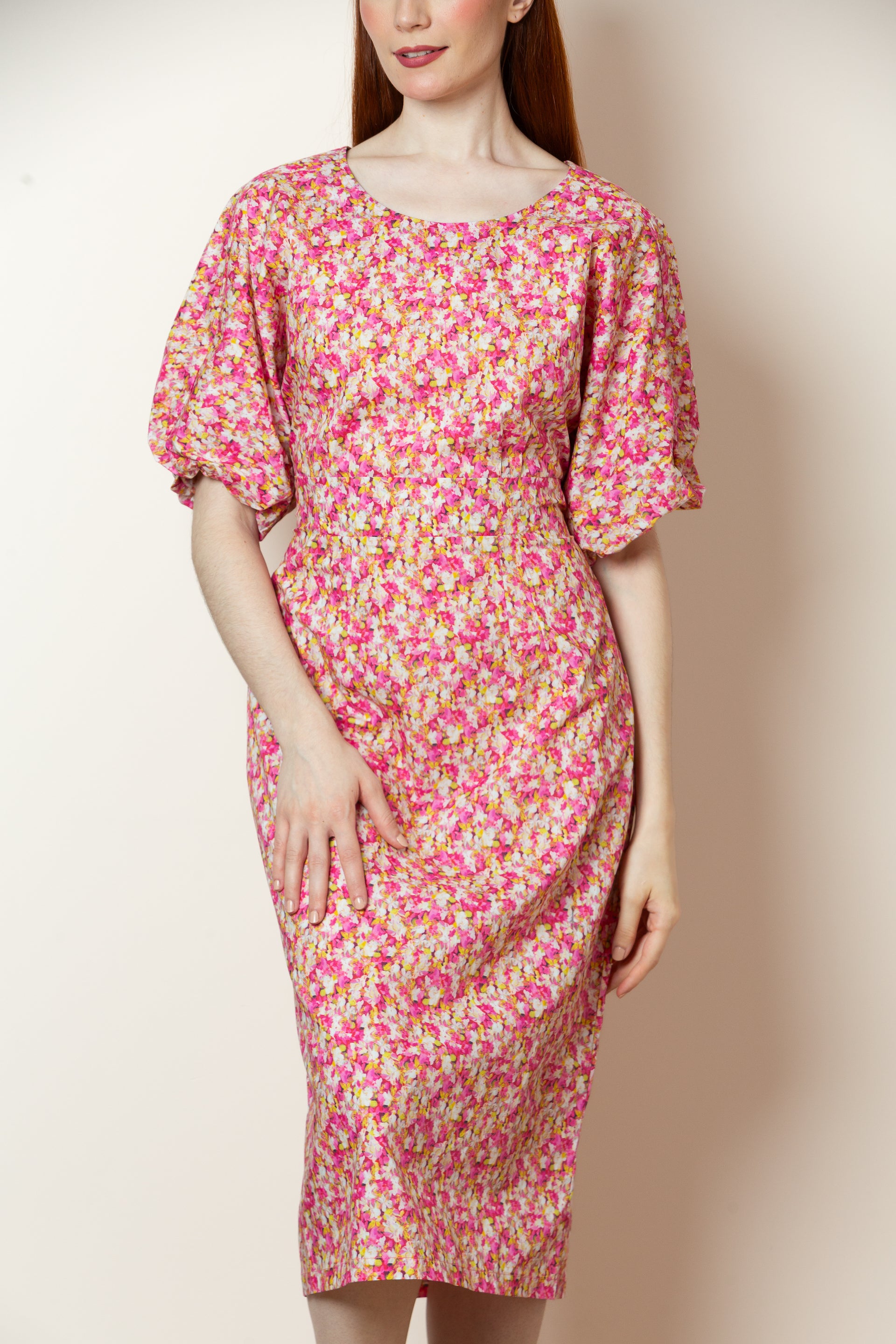 Ellie Pink Floral Kimono