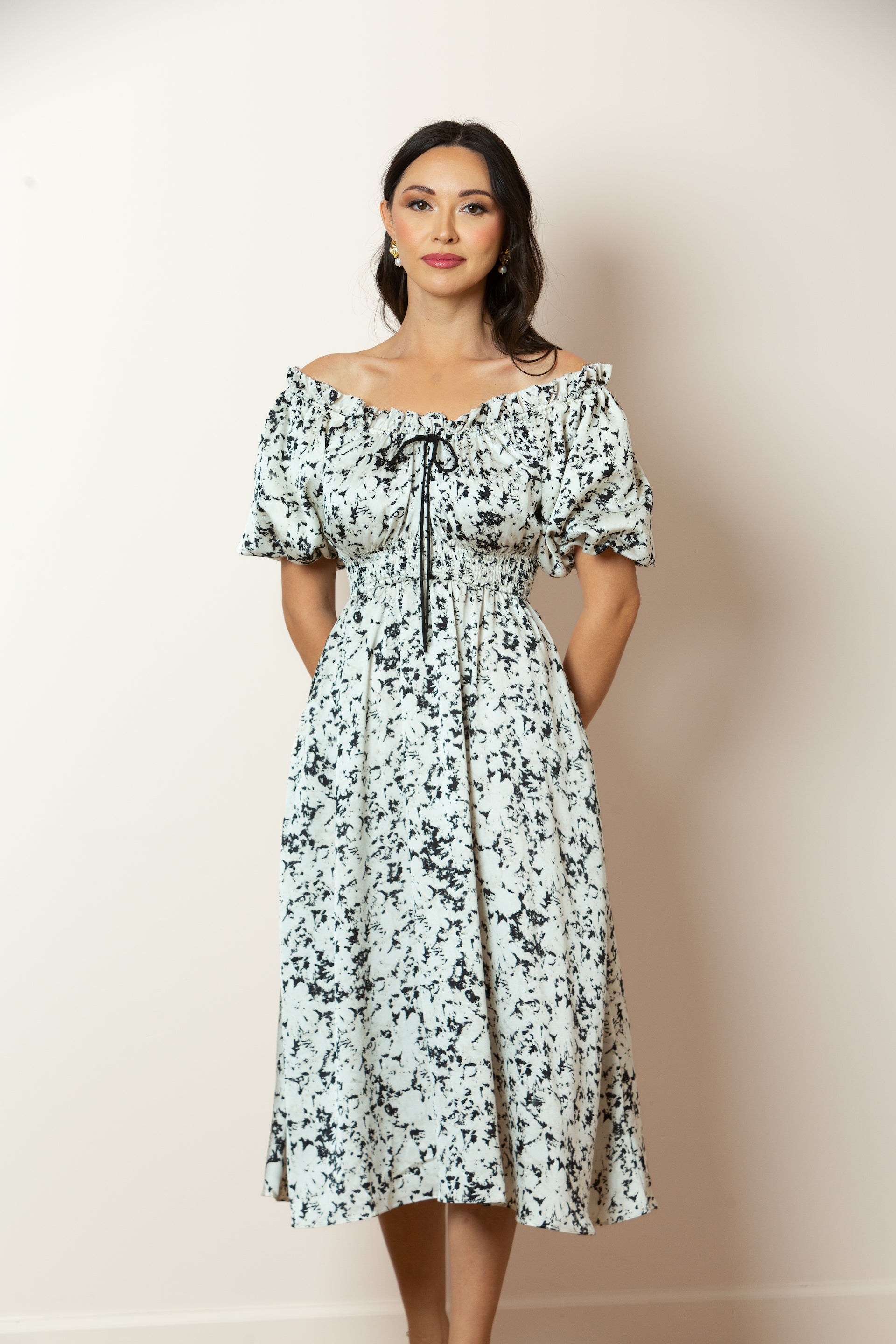 Zenia Print Dress